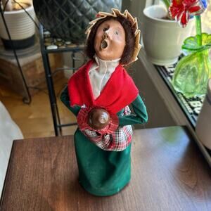 Byers Choice 1987 Mrs. Cratchit Woman Lady 13" Christmas Carolers Figurine